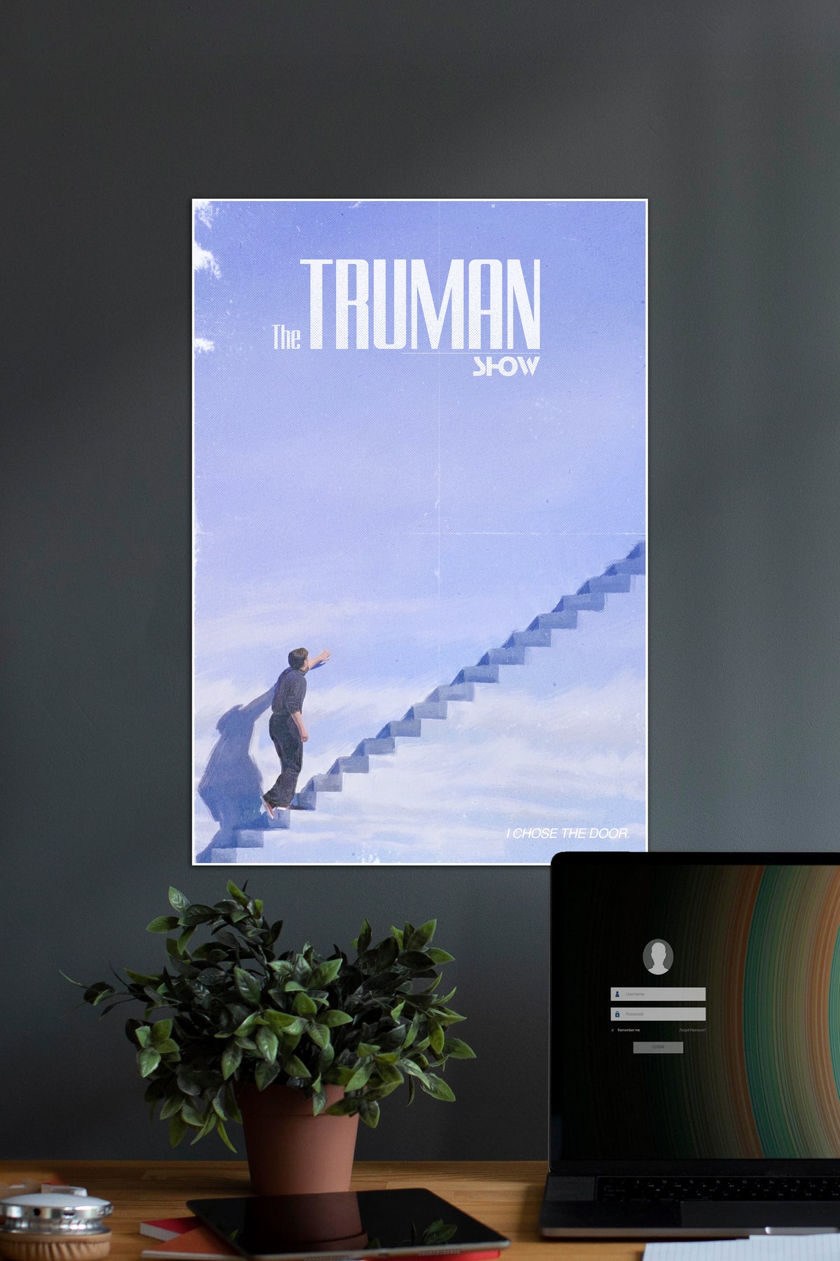 The Truman Show | I Chose the Door | Minimal Aesthetic | Movie Poster