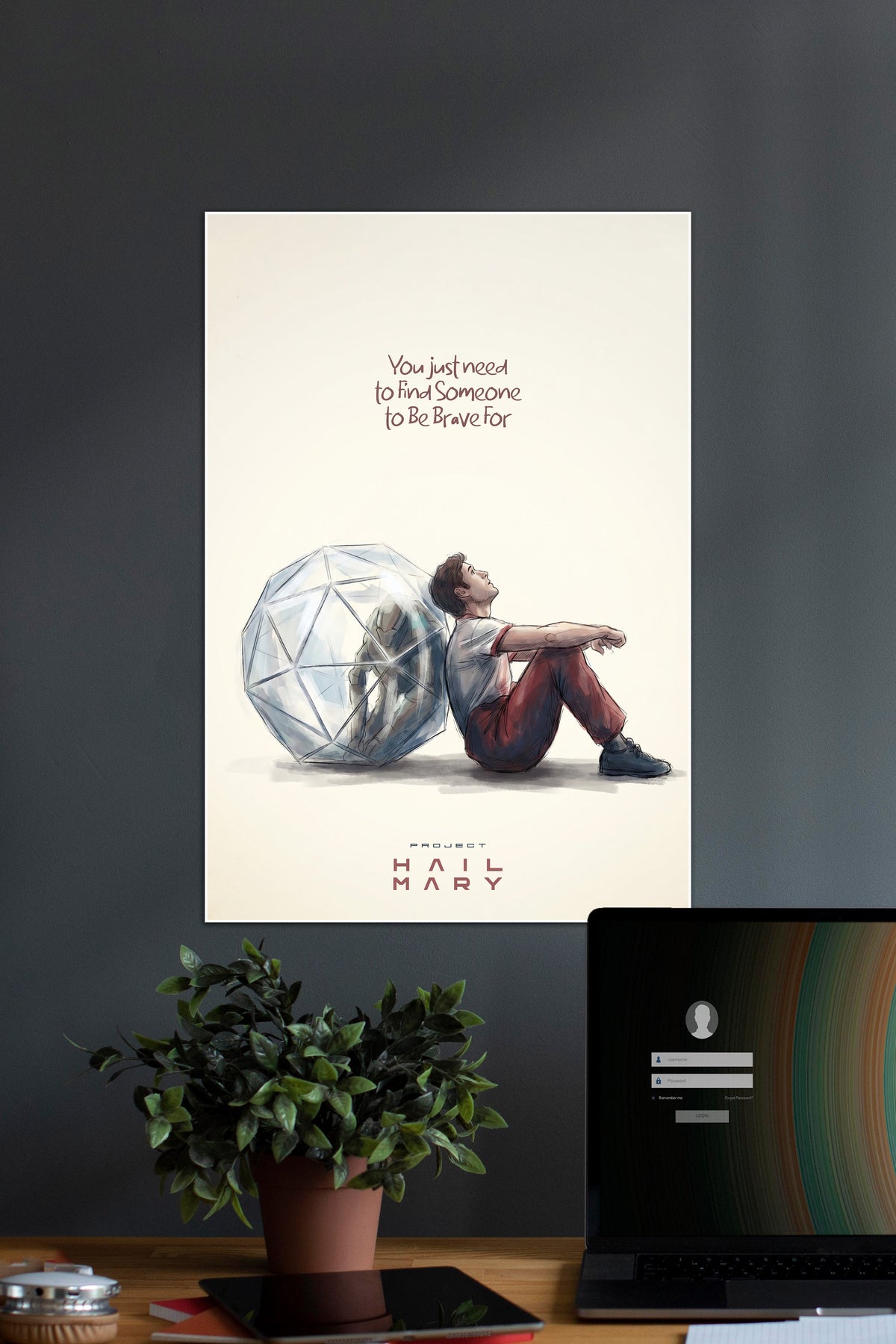 Be Brave | Project Hail Mary | Movie Poster