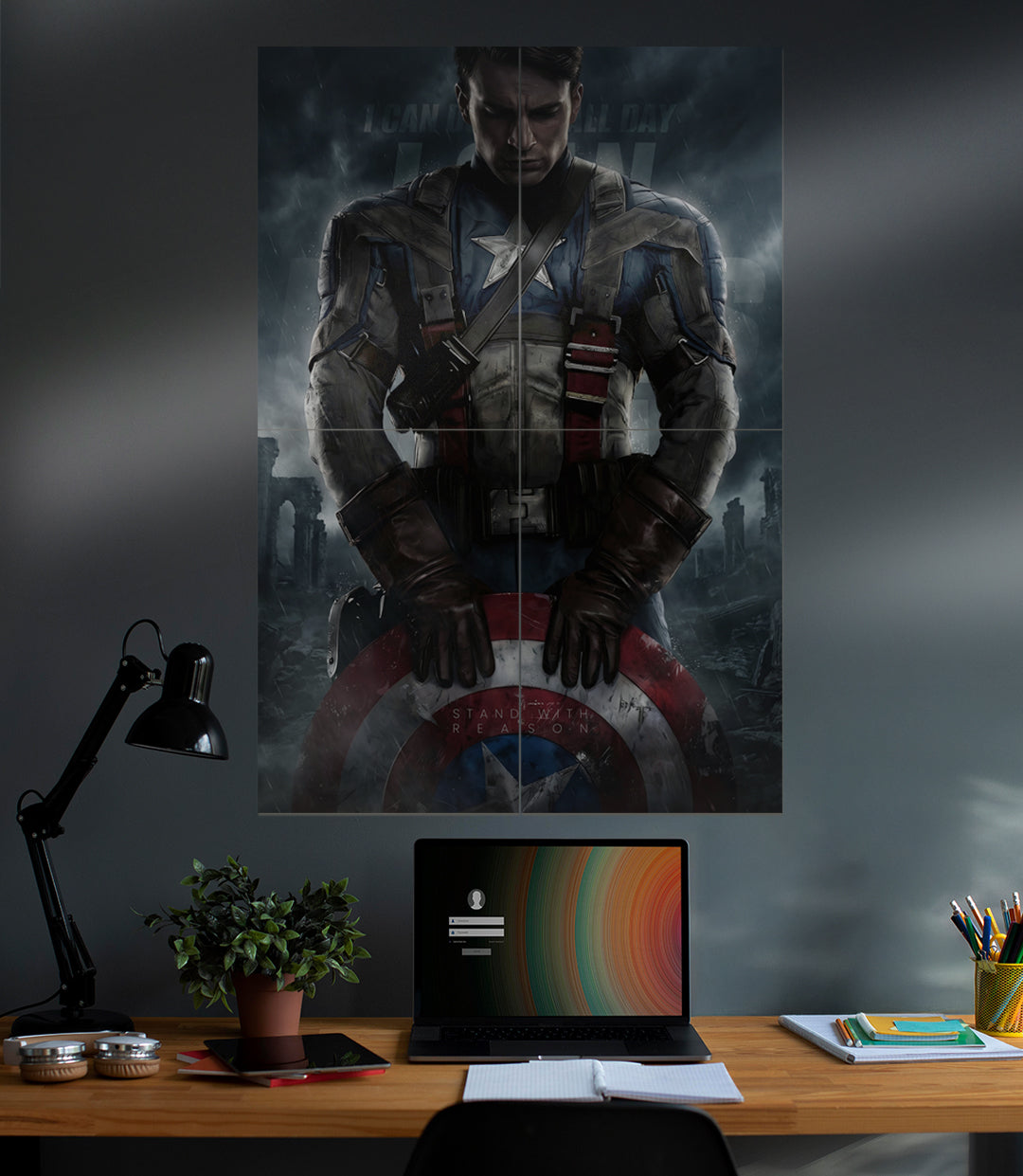 Captain America | I Can Do This All Day | 4 Piece Set