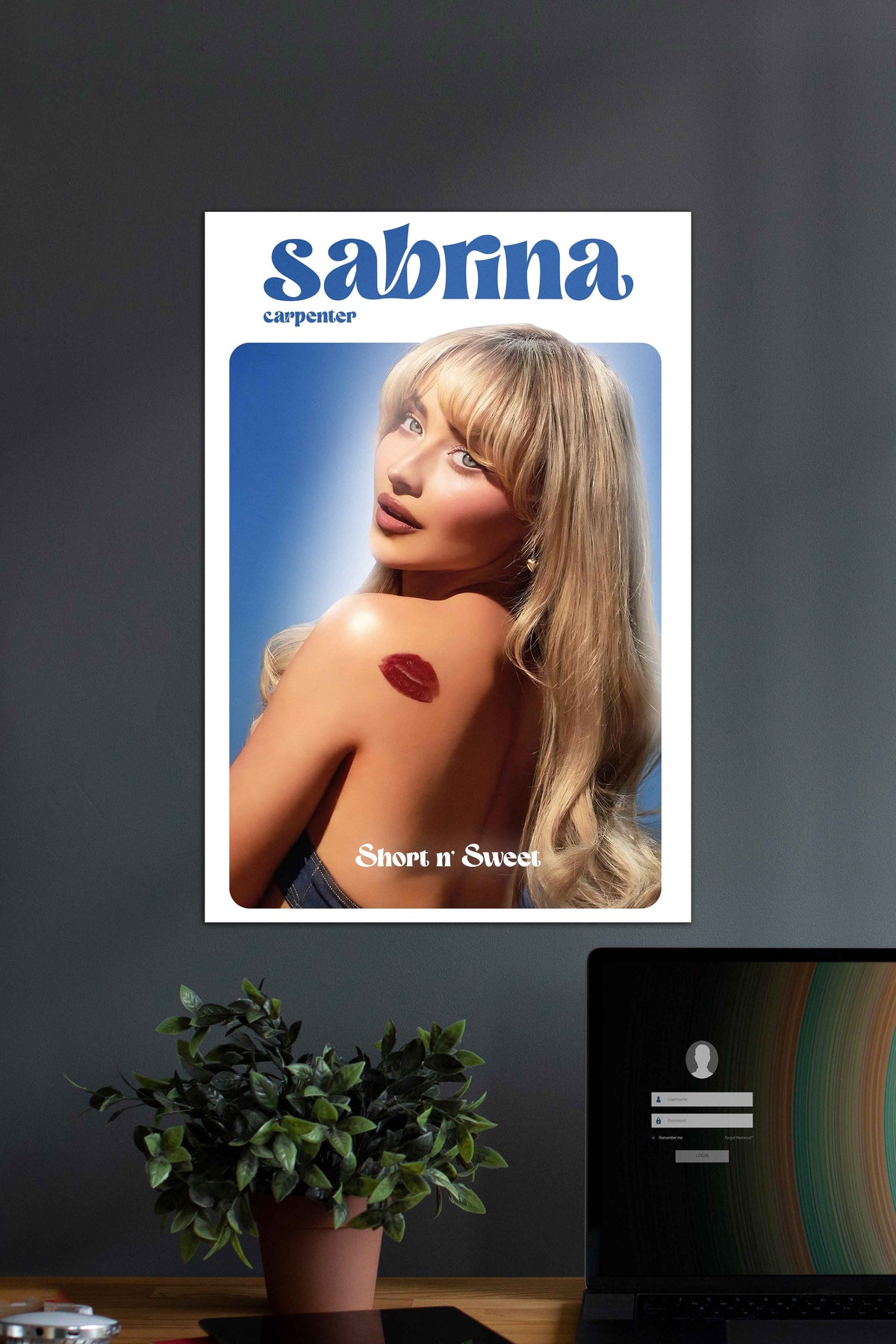 Sabrina Carpenter x Short n Sweet | Sabrina | Music Artist Poster