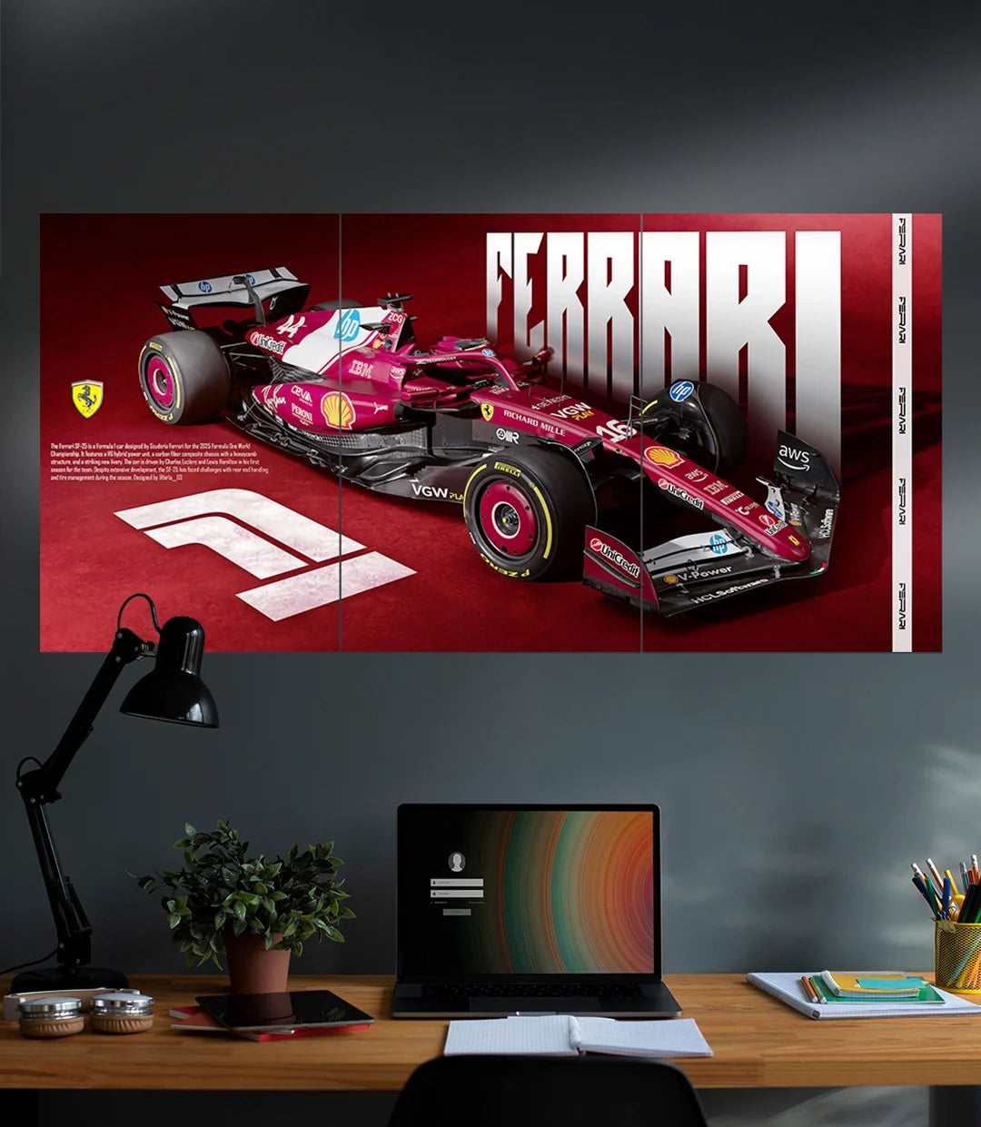 Ferrari SF 25 | Ferrari Formula 1 | CAR SET | 3 Piece Set