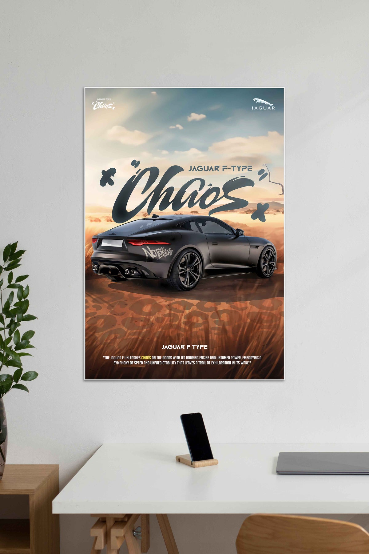 Jaguar F TYPE x CHAOS | CONCEPT CARS #08 | CAR POSTERS