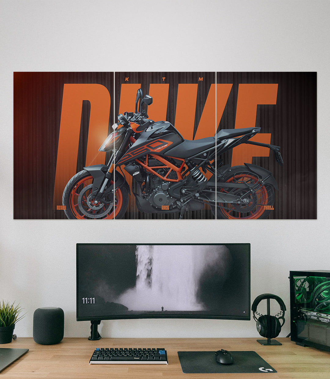 KTM DUKE | Bike Set | 3 Piece Set