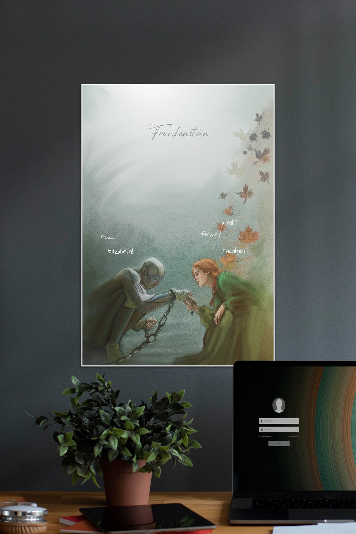 A leaf | Frankenstein Art Poster | Movie Poster