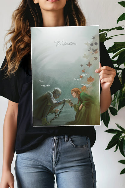 A leaf | Frankenstein Art Poster | Movie Poster