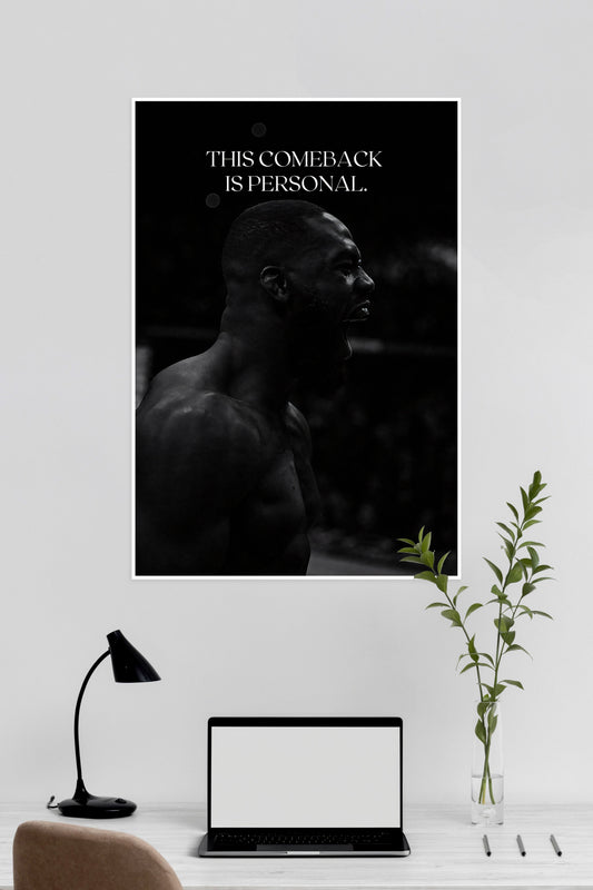 This Comeback Is Personal | Motivational Poster