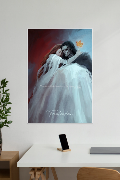 The Lifespan of Love | Frankenstein Art Poster | Movie Poster
