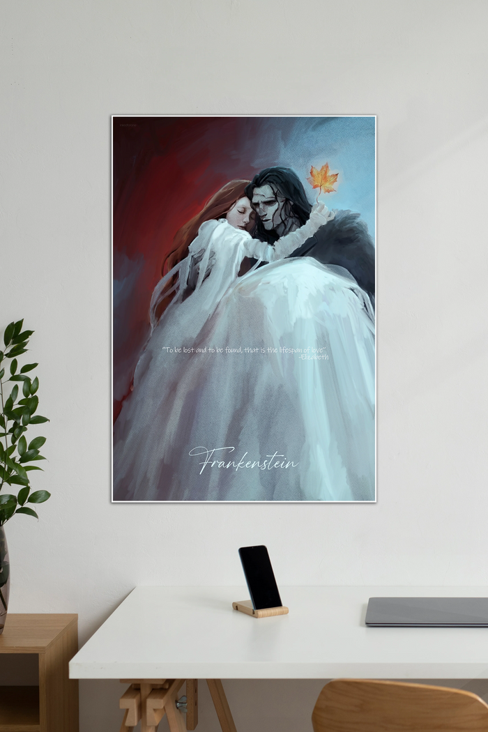 The Lifespan of Love | Frankenstein Art Poster | Movie Poster