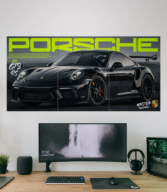 Porsche 911 GT3 RS #01 | Master Machine Car | 3 Piece Set