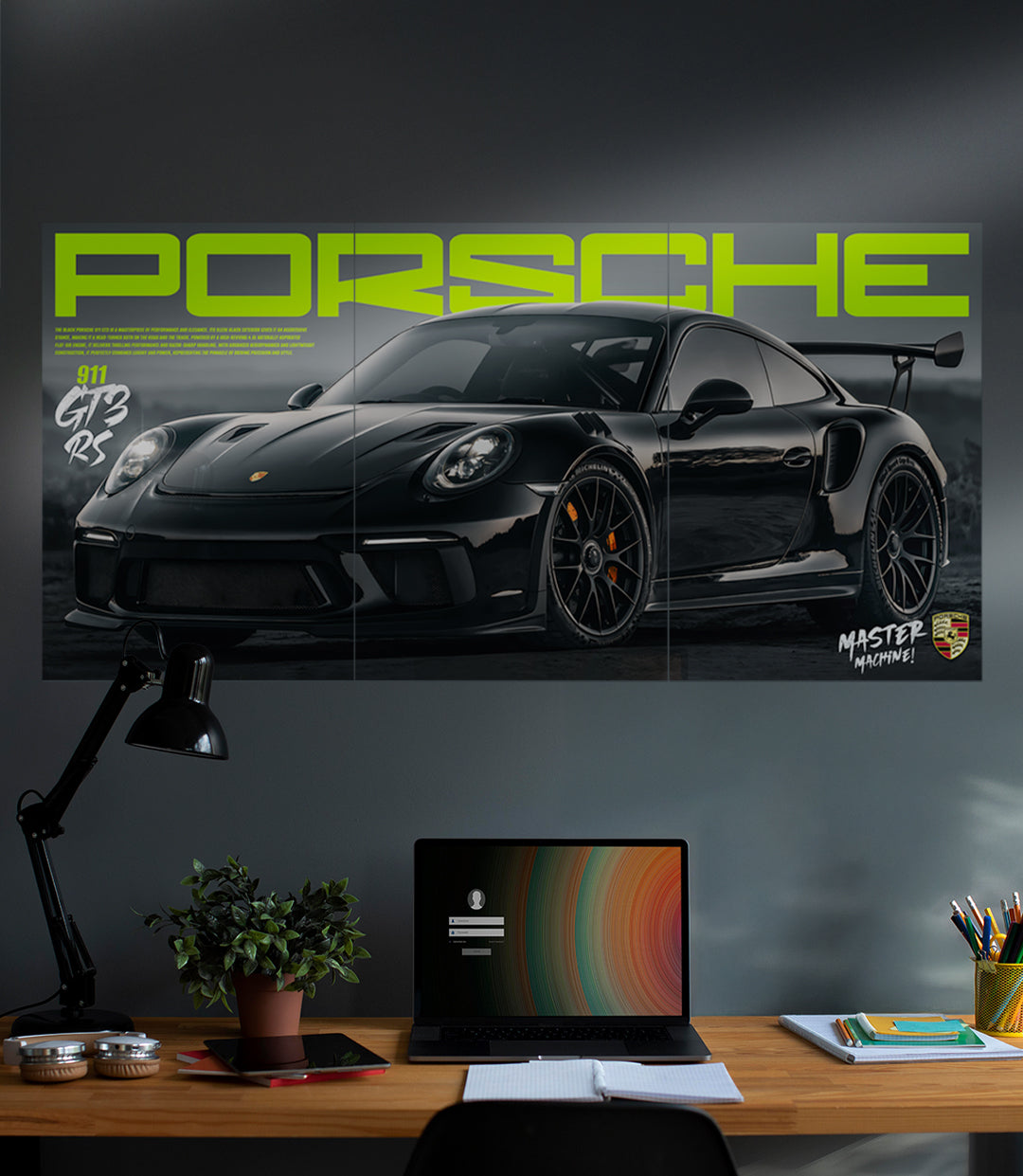 Porsche 911 GT3 RS #01 | Master Machine Car | 3 Piece Set