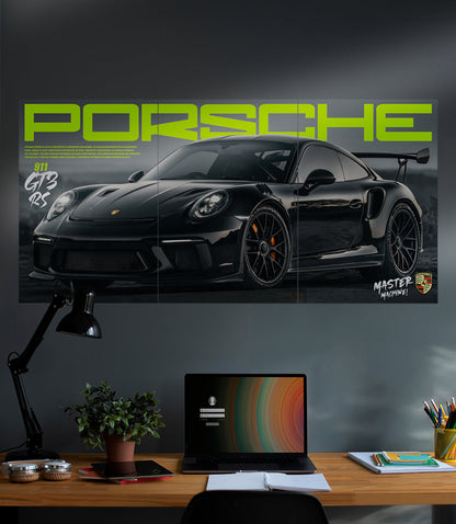 Porsche 911 GT3 RS #01 | Master Machine Car | 3 Piece Set