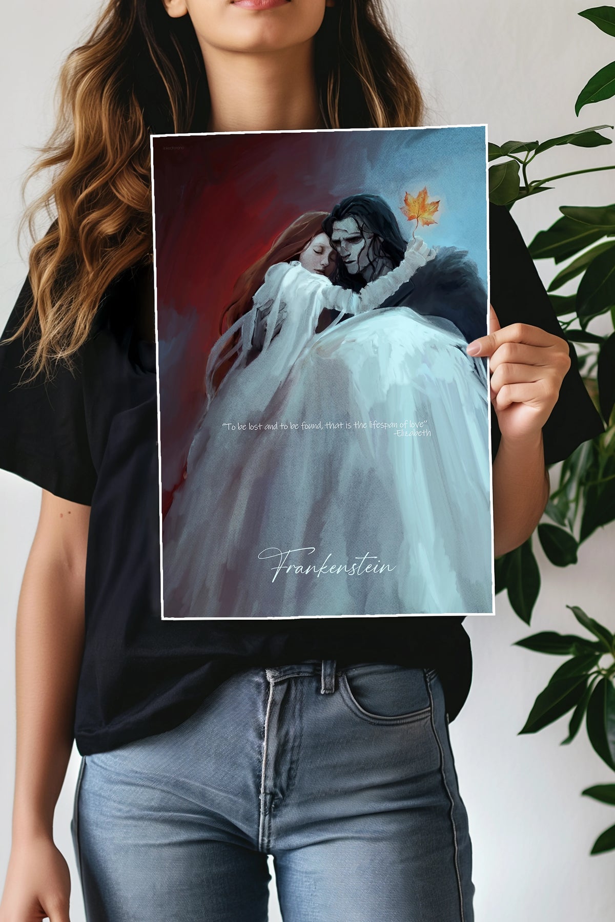 The Lifespan of Love | Frankenstein Art Poster | Movie Poster