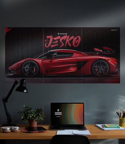 Koenigsegg Jesko | CAR SET | 3 Piece Set