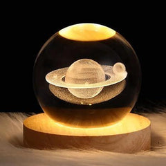 3D Crystal Ball Night Lamp 🌌 – Perfect Blend of Elegance & Charm