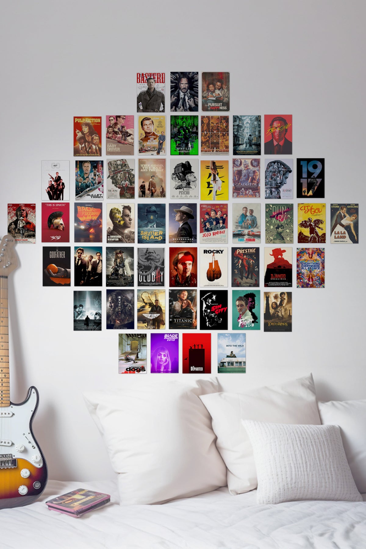 50 Epic Movie Collage Set | Wall Setup Pack