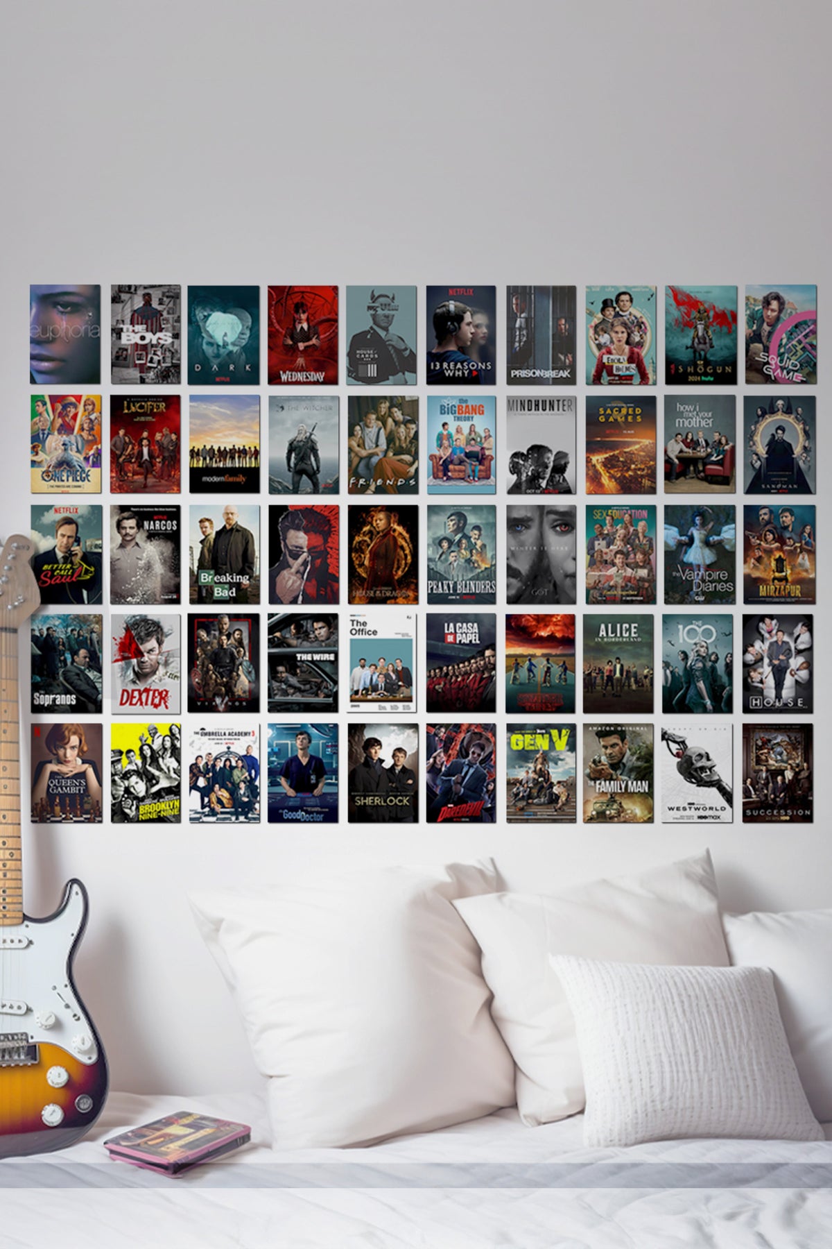 50 Epic TV Series Collage | Wall Setup Pack