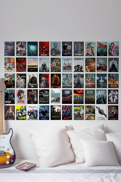 50 Epic TV Series Collage | Wall Setup Pack