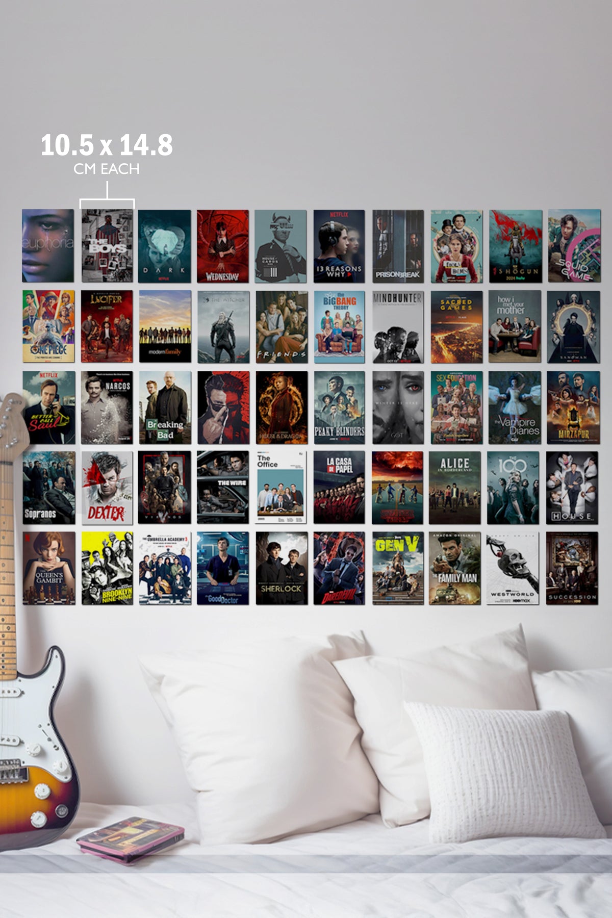 50 Epic TV Series Collage | Wall Setup Pack