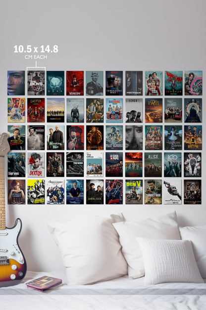 50 Epic TV Series Collage | Wall Setup Pack