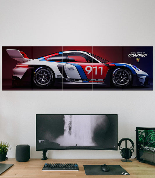 Porsche 911 GT3 RENNSPORT #01 | CAR SET | 5 Piece Set