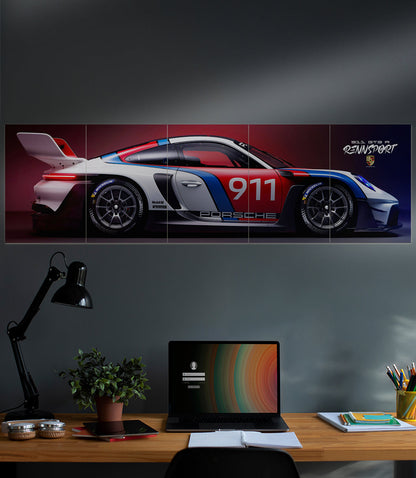 Porsche 911 GT3 RENNSPORT #01 | CAR SET | 5 Piece Set