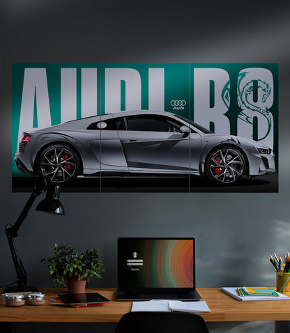 AUDI R8 #01 | CAR SET | 3 Piece Set