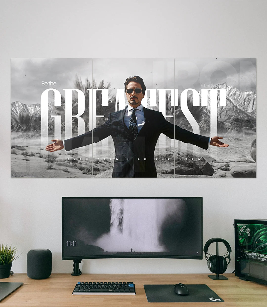 Be the Greatest | Robert Downey Jr | 3 Piece Set