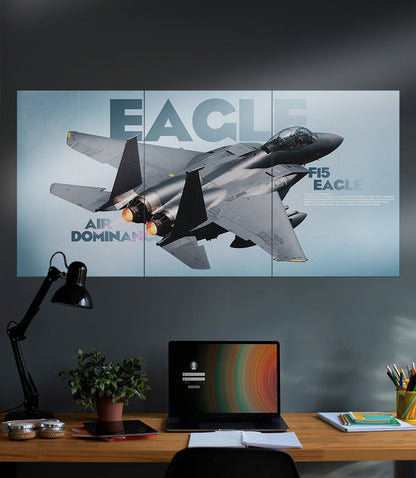 F15 EAGLE | Fighter Jet | 3 Piece Set
