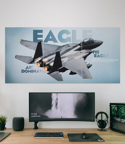 F15 EAGLE | Fighter Jet | 3 Piece Set