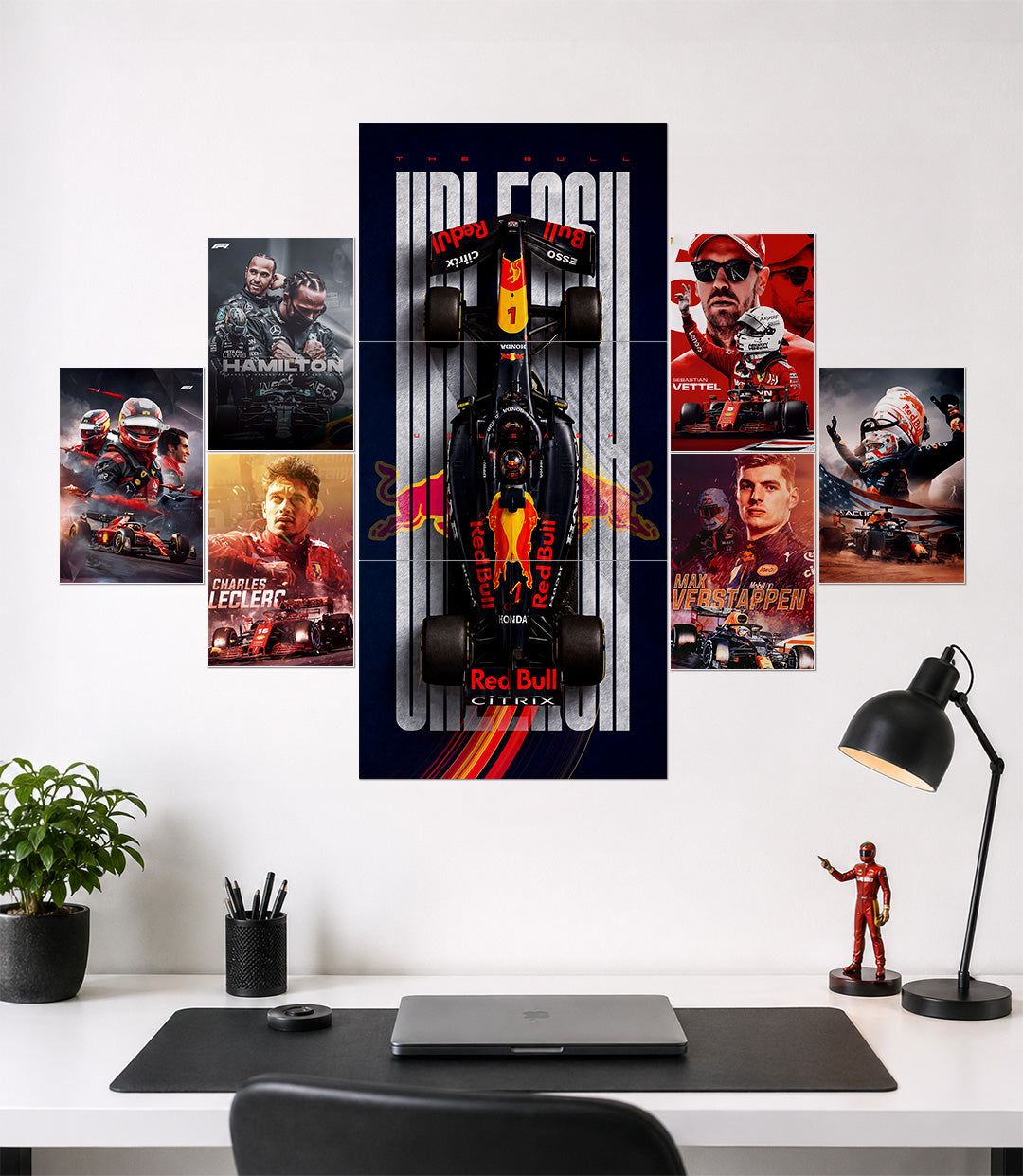 F1 Legends Wall Set | F1 Combo 9 Mix | Wall Setup Pack