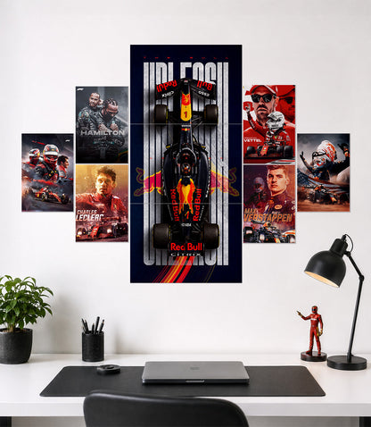 F1 Legends Wall Set | F1 Combo 9 Mix | Wall Setup Pack