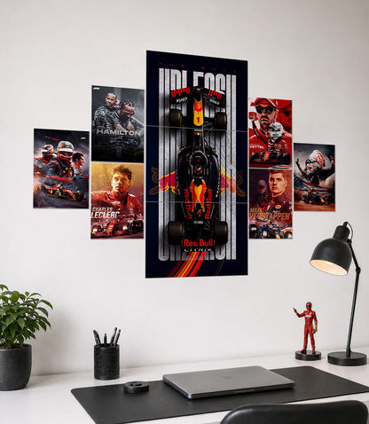 F1 Legends Wall Set | F1 Combo 9 Mix | Wall Setup Pack