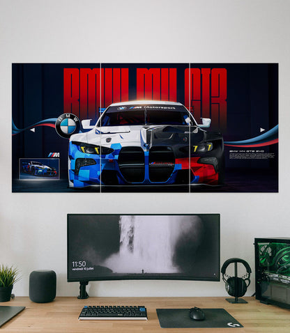 BMW M4 GT3 EVO| BMW | Car Set | 3 Piece Set