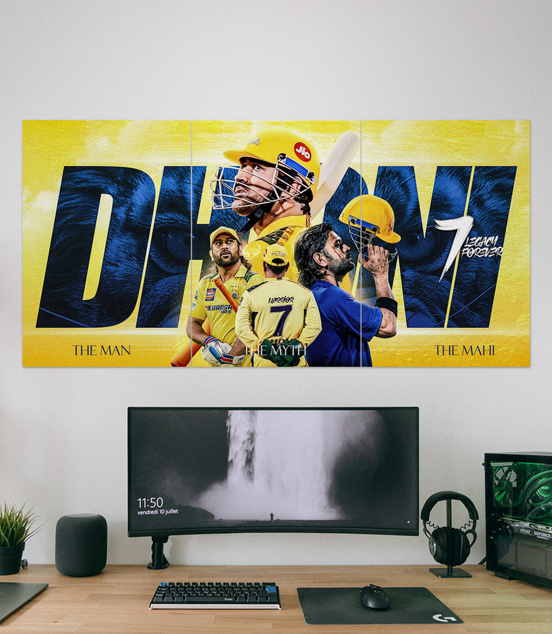 MS DHONI x Legacy Forever | Cricket SET | 3 Piece Set