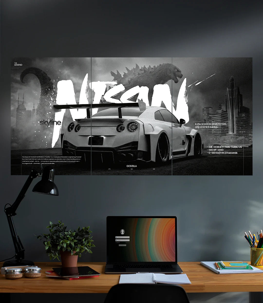 Nissan Skyline GOZILLA  | Car Set | 3 Piece Set