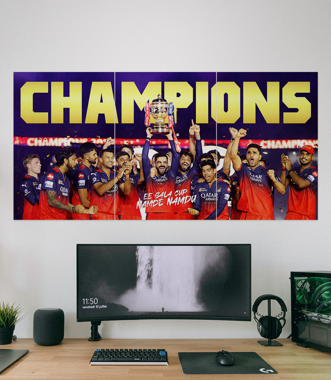 CHAMPIONS x RCB  | Cricket SET | 3 Piece Set