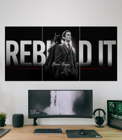 REBUILD IT BRUCE WAYNE | BATMAN | DC | 3 Piece Set