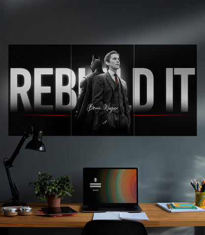 REBUILD IT BRUCE WAYNE | BATMAN | DC | 3 Piece Set