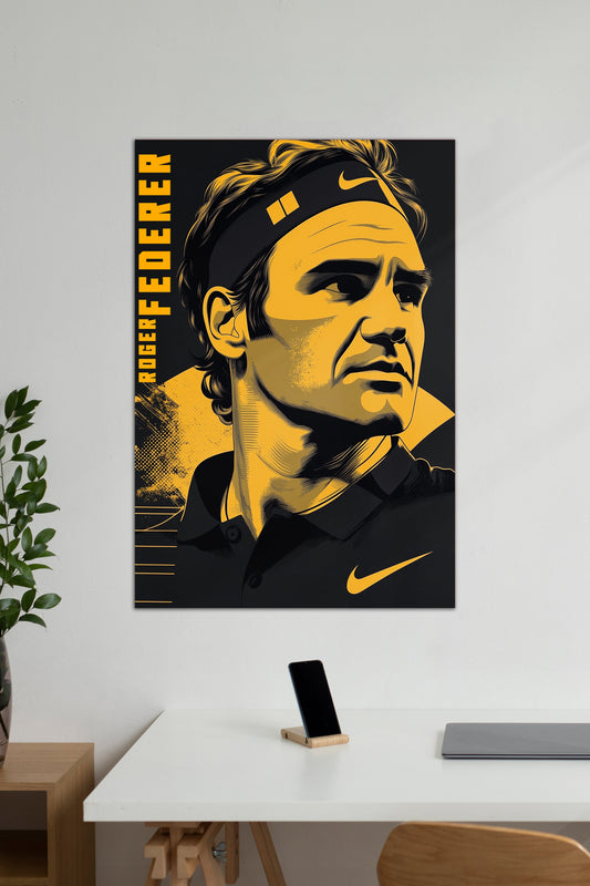 ROGER FEDERER | TENNIS PLAYER | TENNIS POSTER