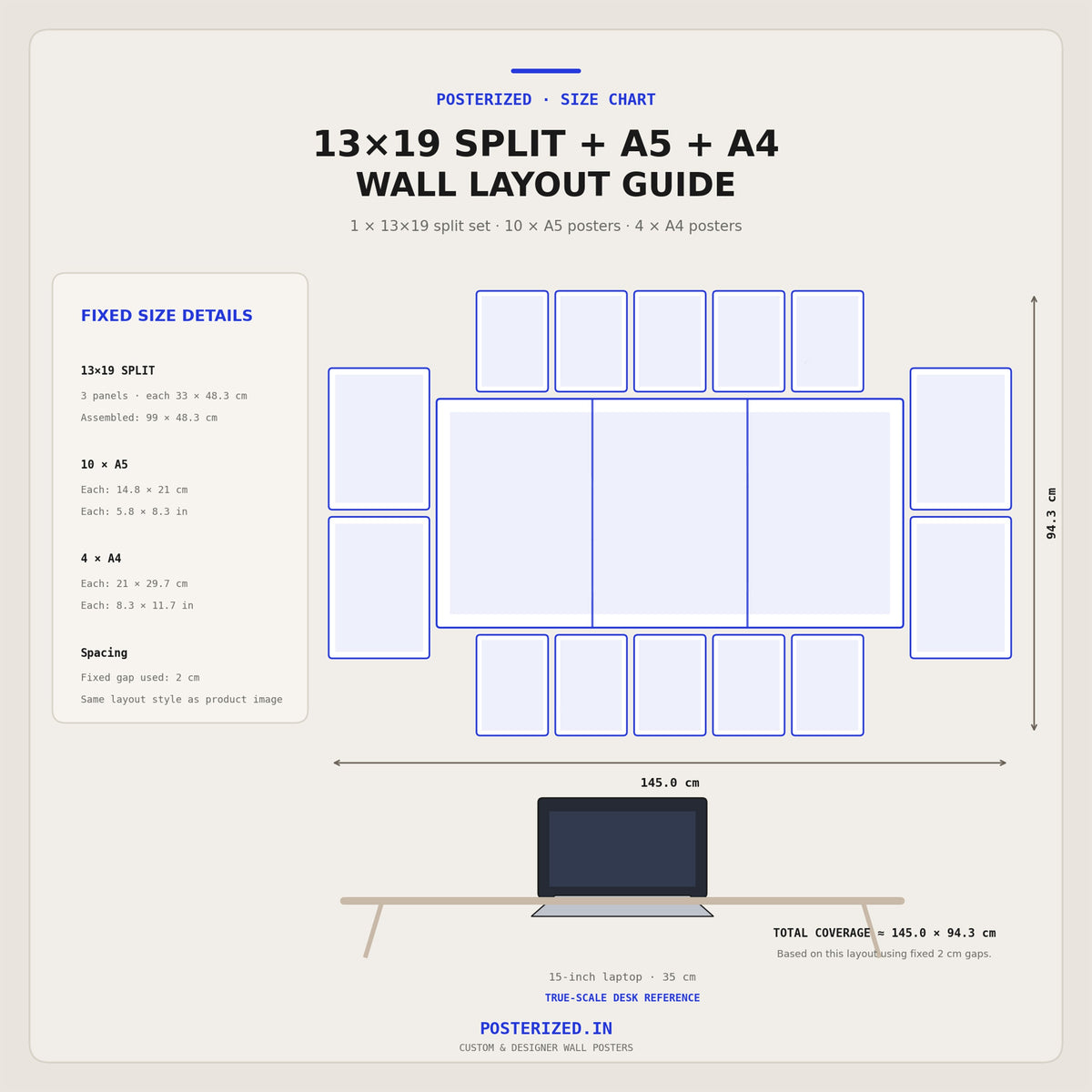 Epic JDM Cars Wall Set | Nissan Combo | 13x19 Split A4 A5 | Wall Setup Pack