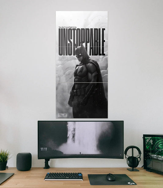 Unstoppable | Dark Knight | Motivational | BATMAN | 3 Piece Set