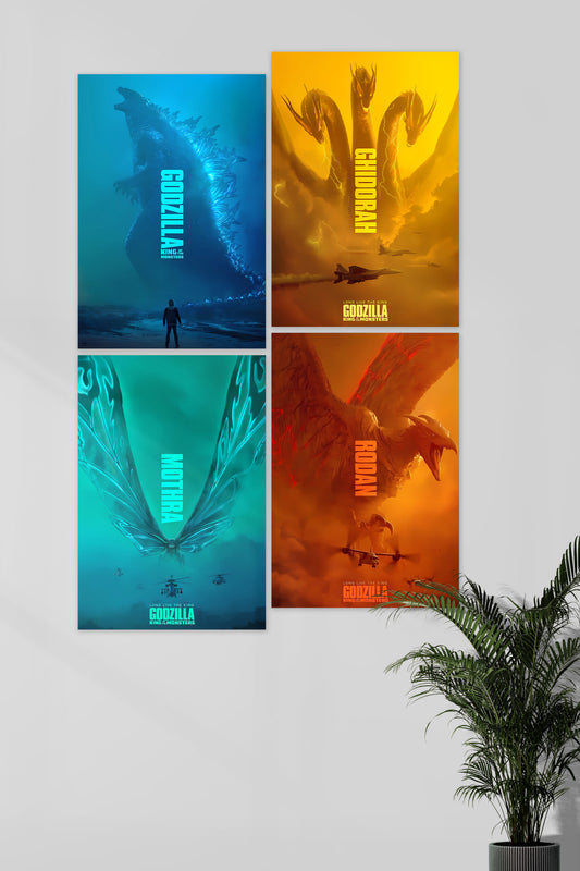 Godzilla King of the Monster Set | Godzilla | Movie Pack Of 4