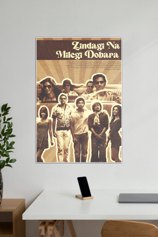 Zindagi Na Milegi Dobara x Journey | Bollywood Movie Poster