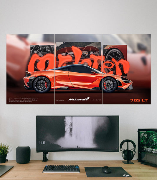 McLaren 765LT | Car Set | 3 Piece Set