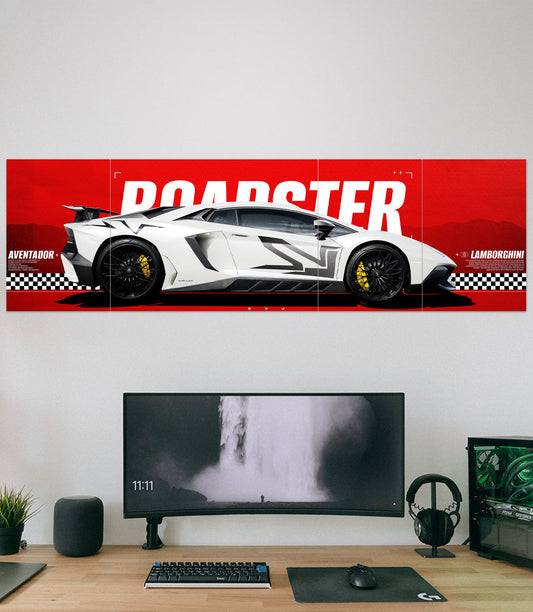 Lamborghini Aventador SVJ Roadster #01 | CAR SET | 5 Piece Set