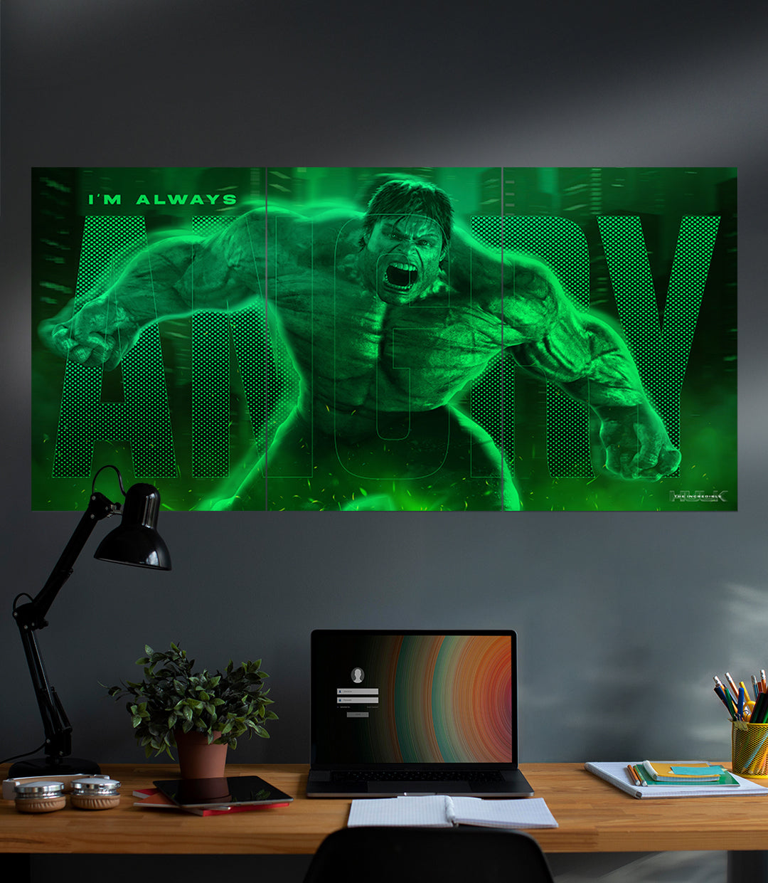 ALWAYS ANGRY | The Incredible Hulk | MCU | 3 Piece Set