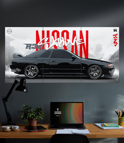 Nissan Skyline GTR R32  | Car Set | 3 Piece Set