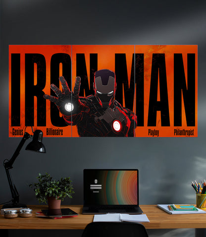IRON MAN | Robert Downey Jr | 3 Piece Set