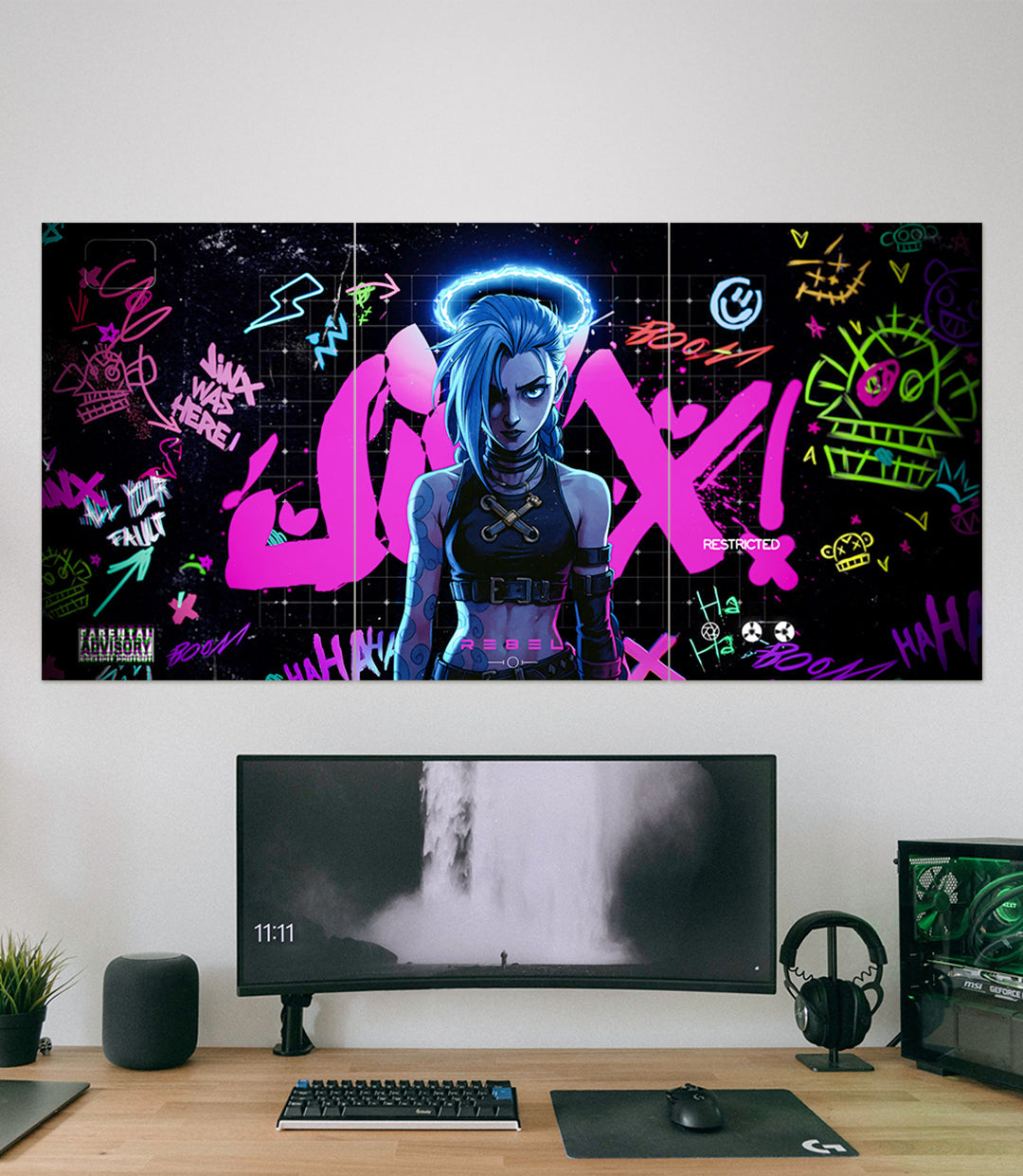 Jinx Was Here | Arcane | 3 Piece Set