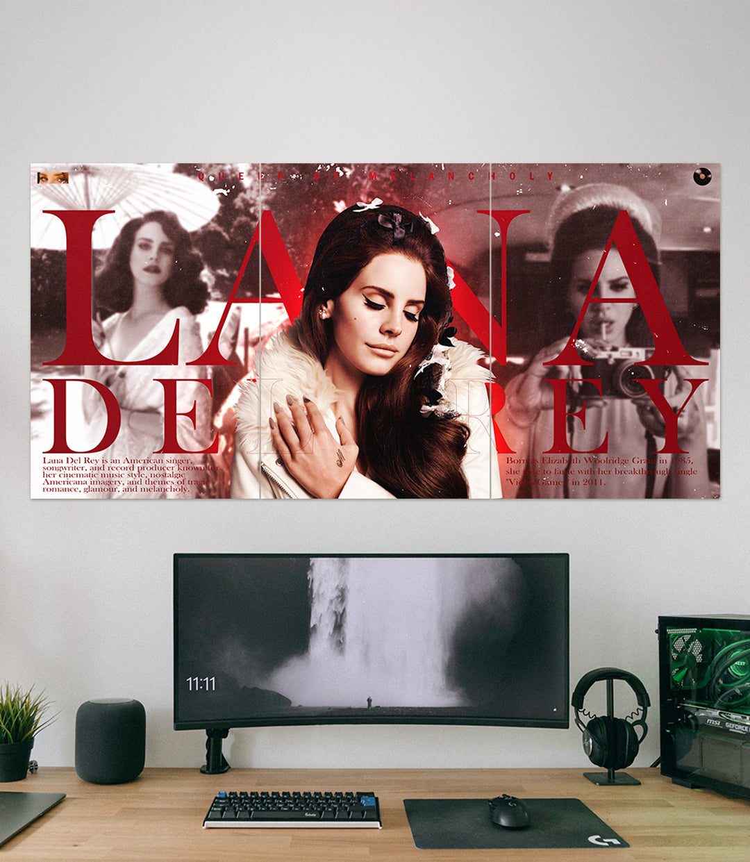 Lana Del Rey #01 | Music | 3 Piece Set